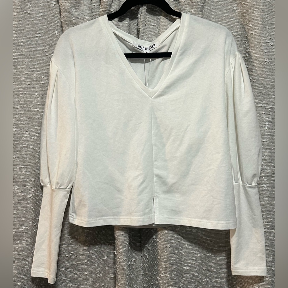 NWT Size small Walter Baker statement long sleeve top